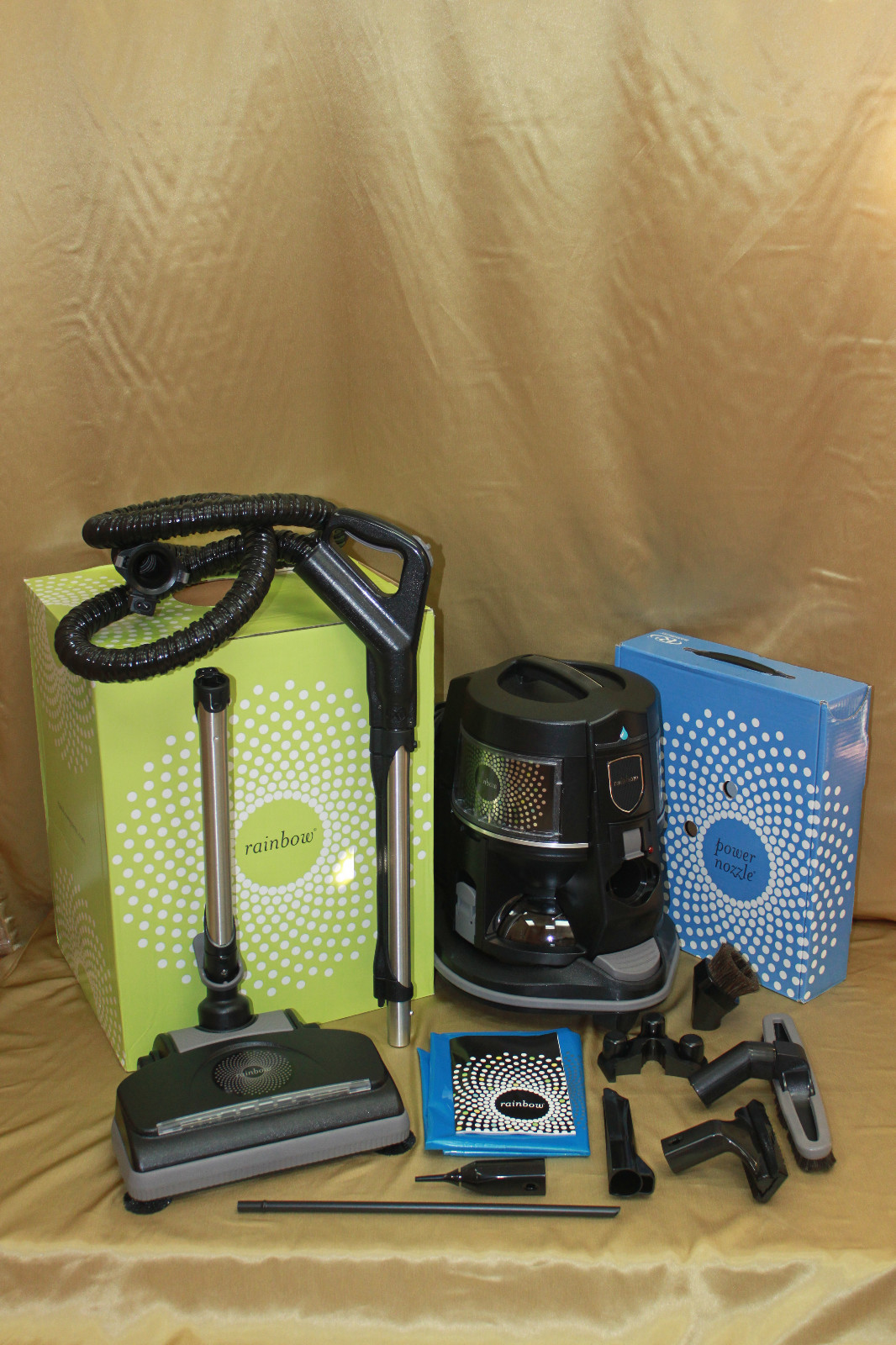 ✓ Rainbow E2 Black LED Vacuum Cleaner DELUXE with Bonuses SUPER