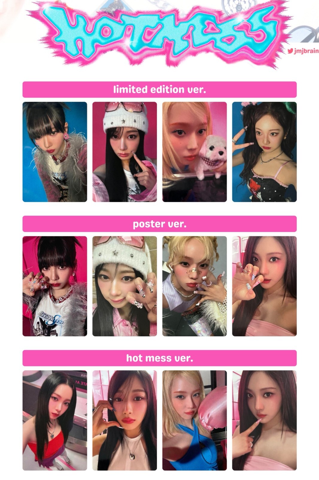 aespa Hot Mess official Photo card Japan Single KARINA WINTER