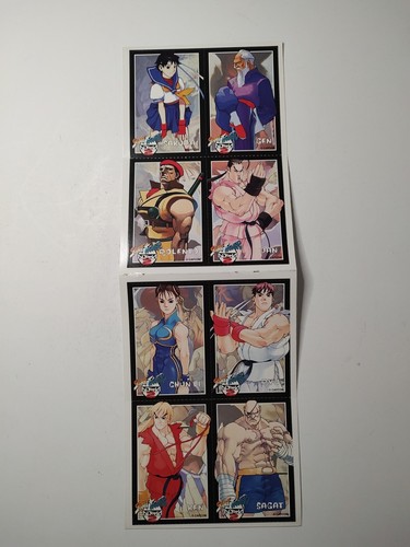 STREET FIGHTER ALPHA 2 Nintendo Power Video Game Trading Cards