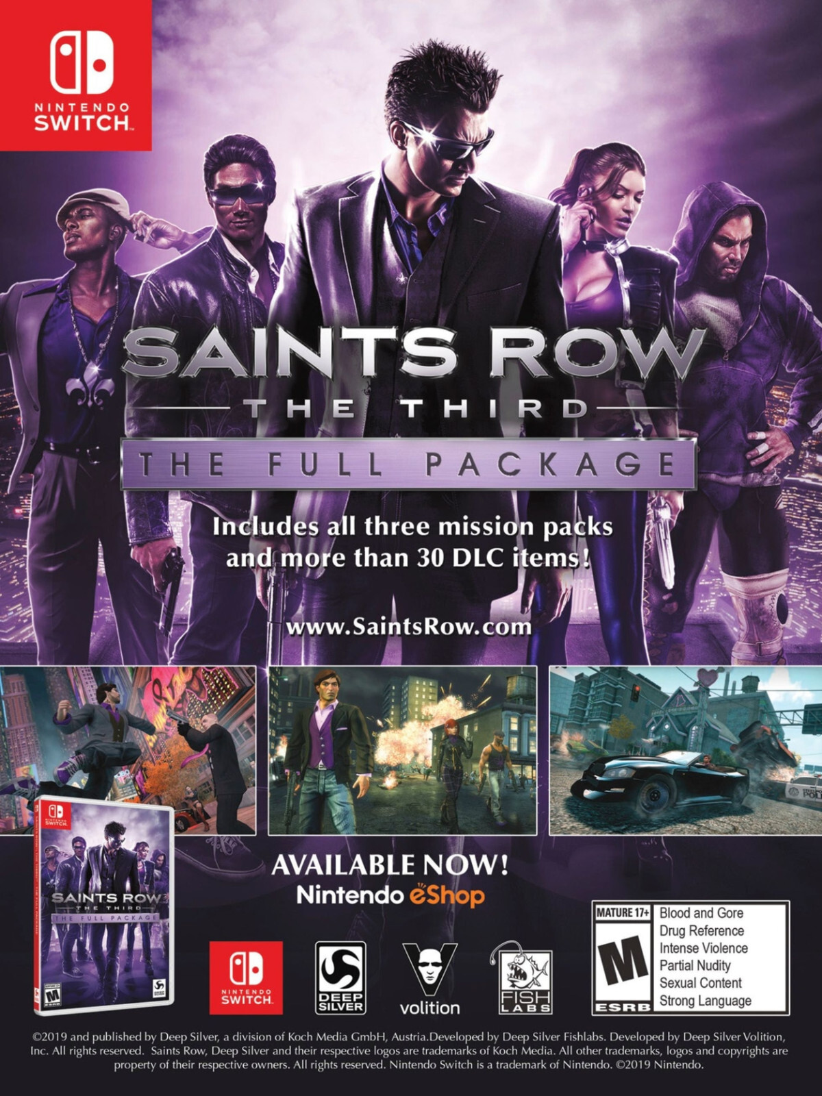 Saints Row: The Third - The Full Package (Nintendo Switch) New | eBay