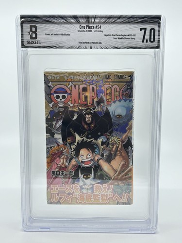 One Piece Manga Beckett BGS 7.0 1st Printing Vol.54 Japanese comic