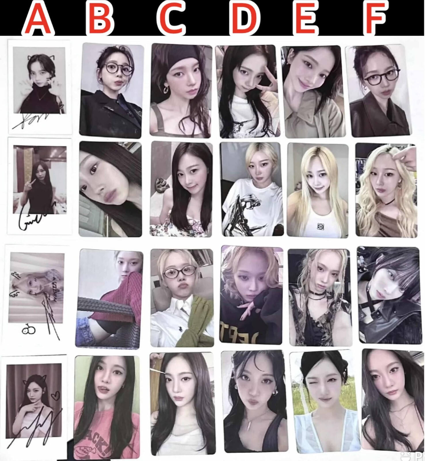 AESPA WHIPLASH ALBUM KMS POB PHOTOCARD Karina Giselle Winter