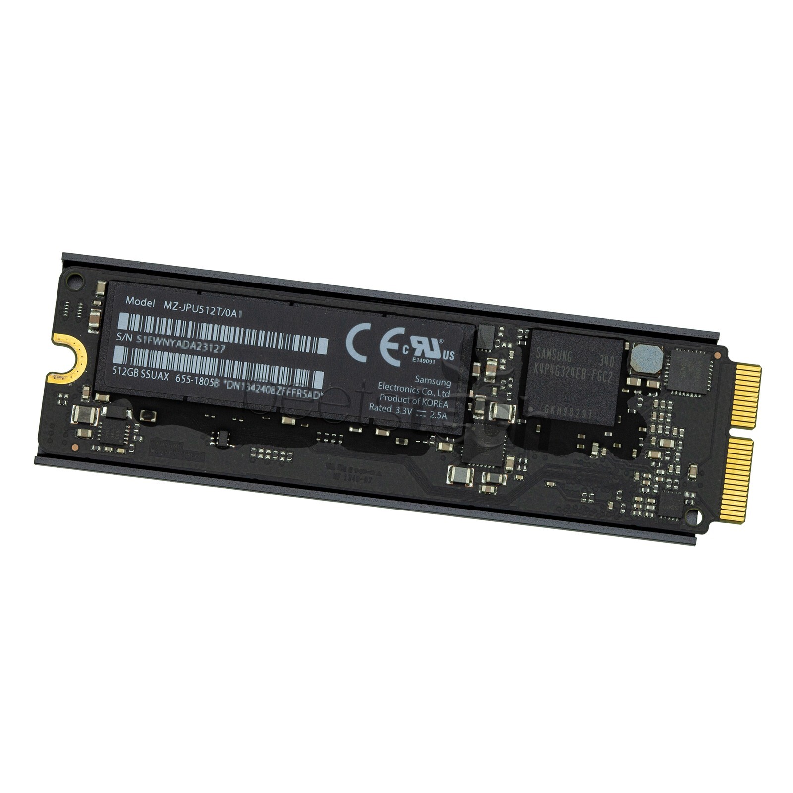 Apple 512GB SSD w/ HEATSINK PCIe 2.0 x2 - Mac Pro A1481 Late 2013