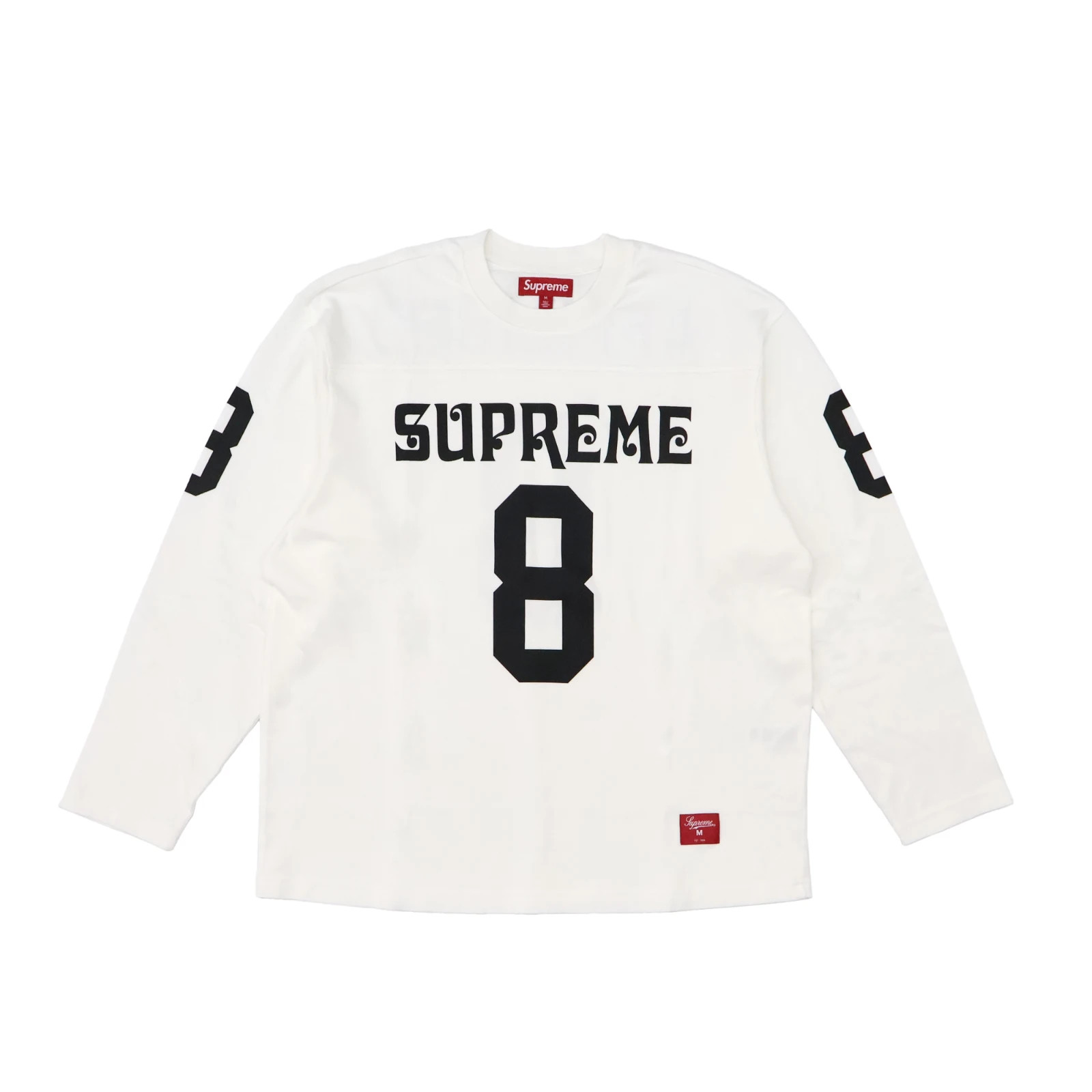 Supreme Affiliated L/S Football Top White | eBay