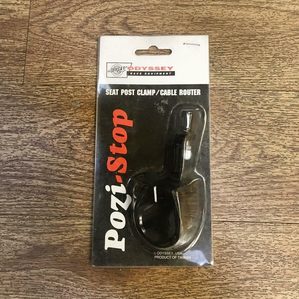 Odyssey Pozi-Stop Seat Post Clamp with Cable Router Old Mid School