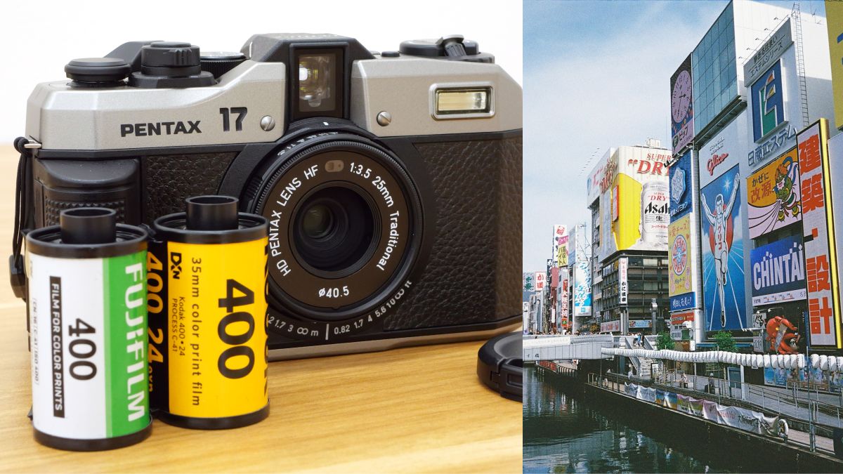 新型フィルムカメラ「PENTAX 17」で2024年の大阪の街並みを良い感じの