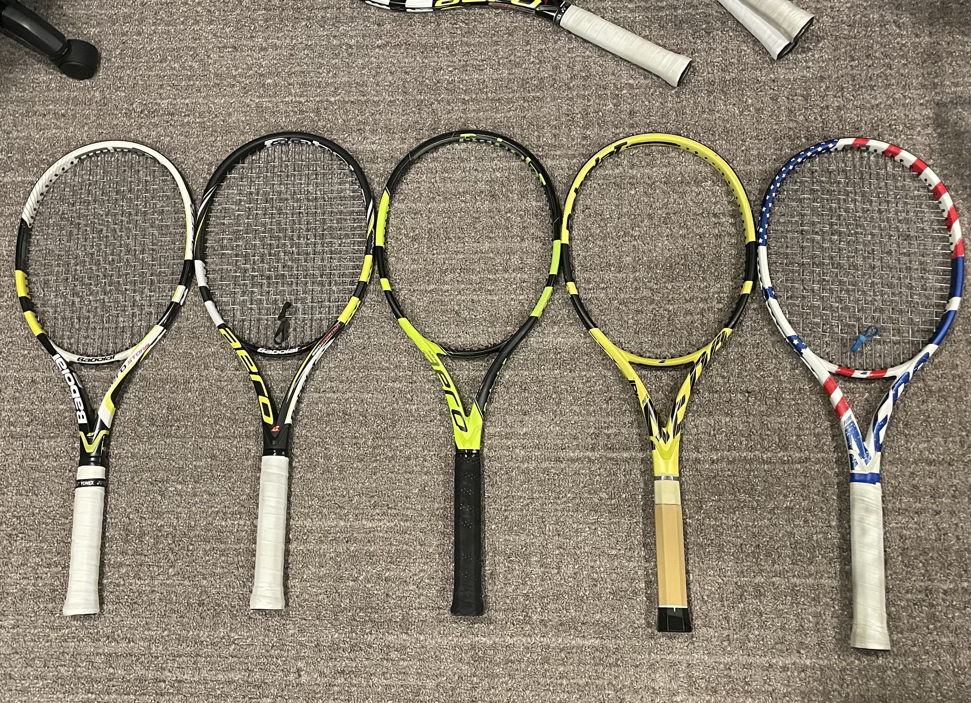 Babolat Aero storm gt collection including pro stocks | Talk Tennis