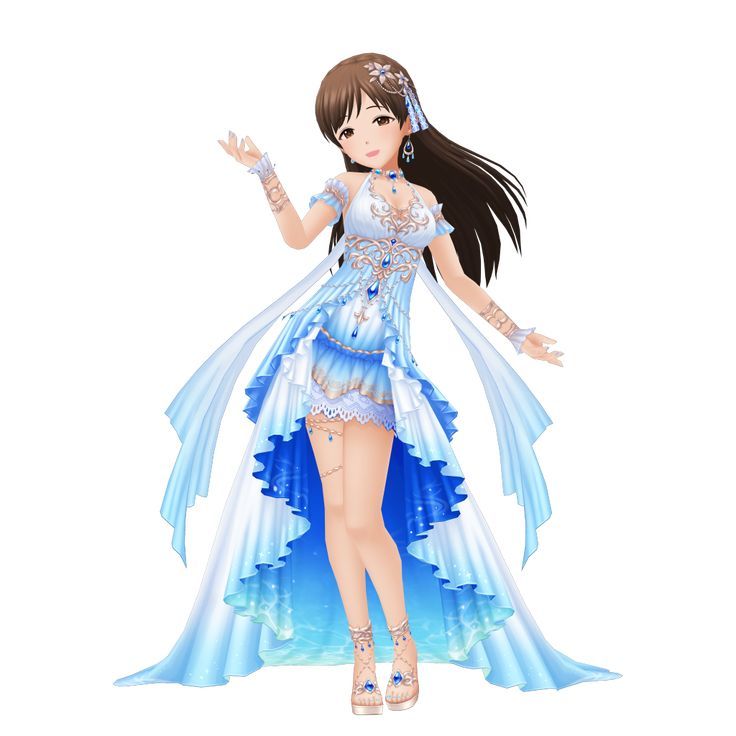 女神は朝焼けの海に] 新田美波