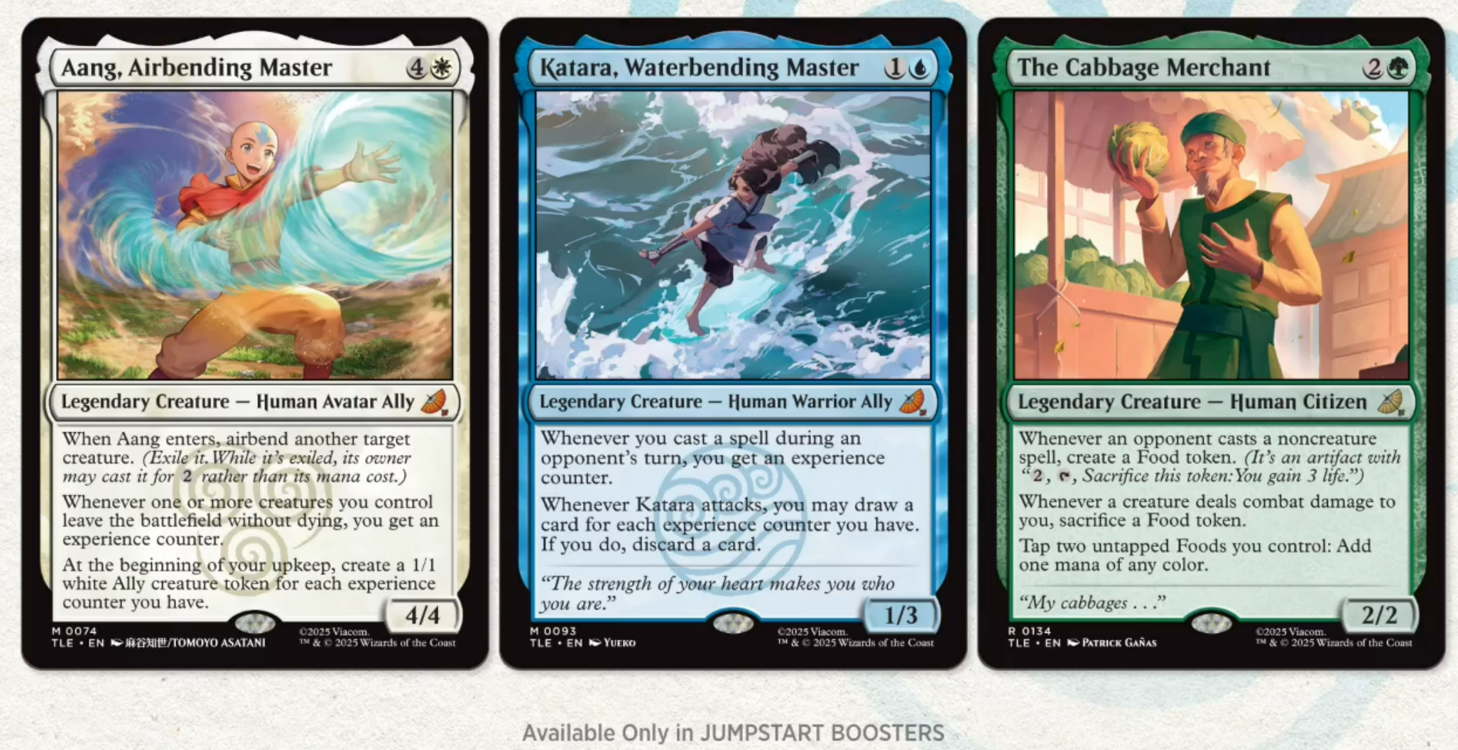 TLE] Aang, Airbender Master; Katara, Waterbending Master; The