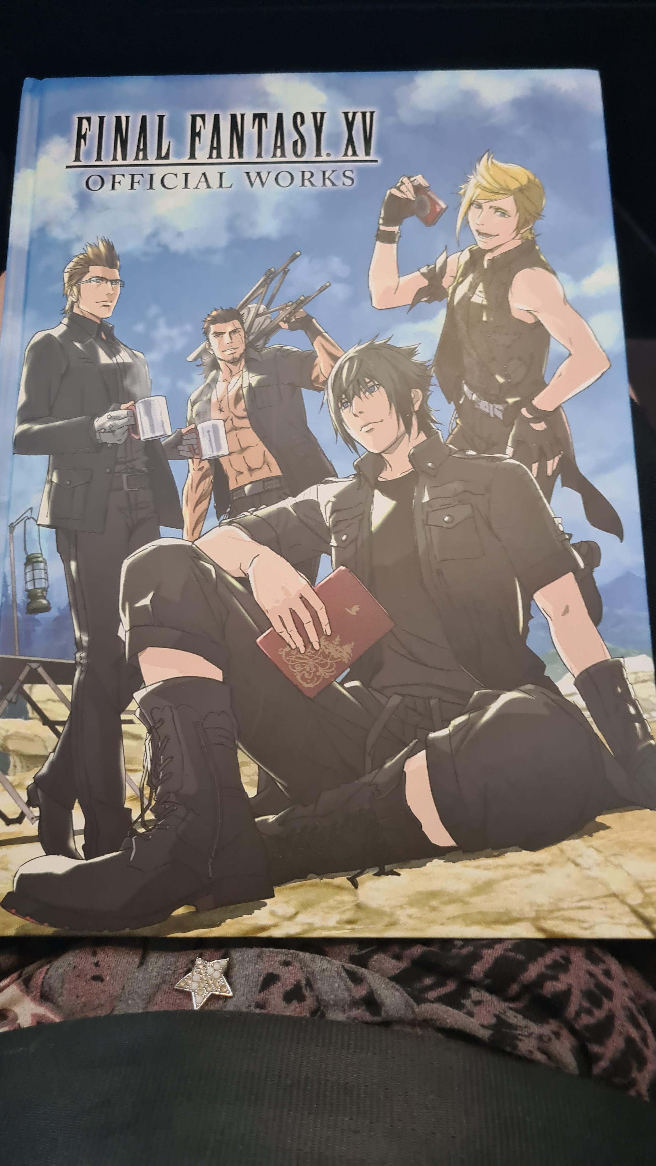 Got this giant book of the FFXV official works! Super excited to