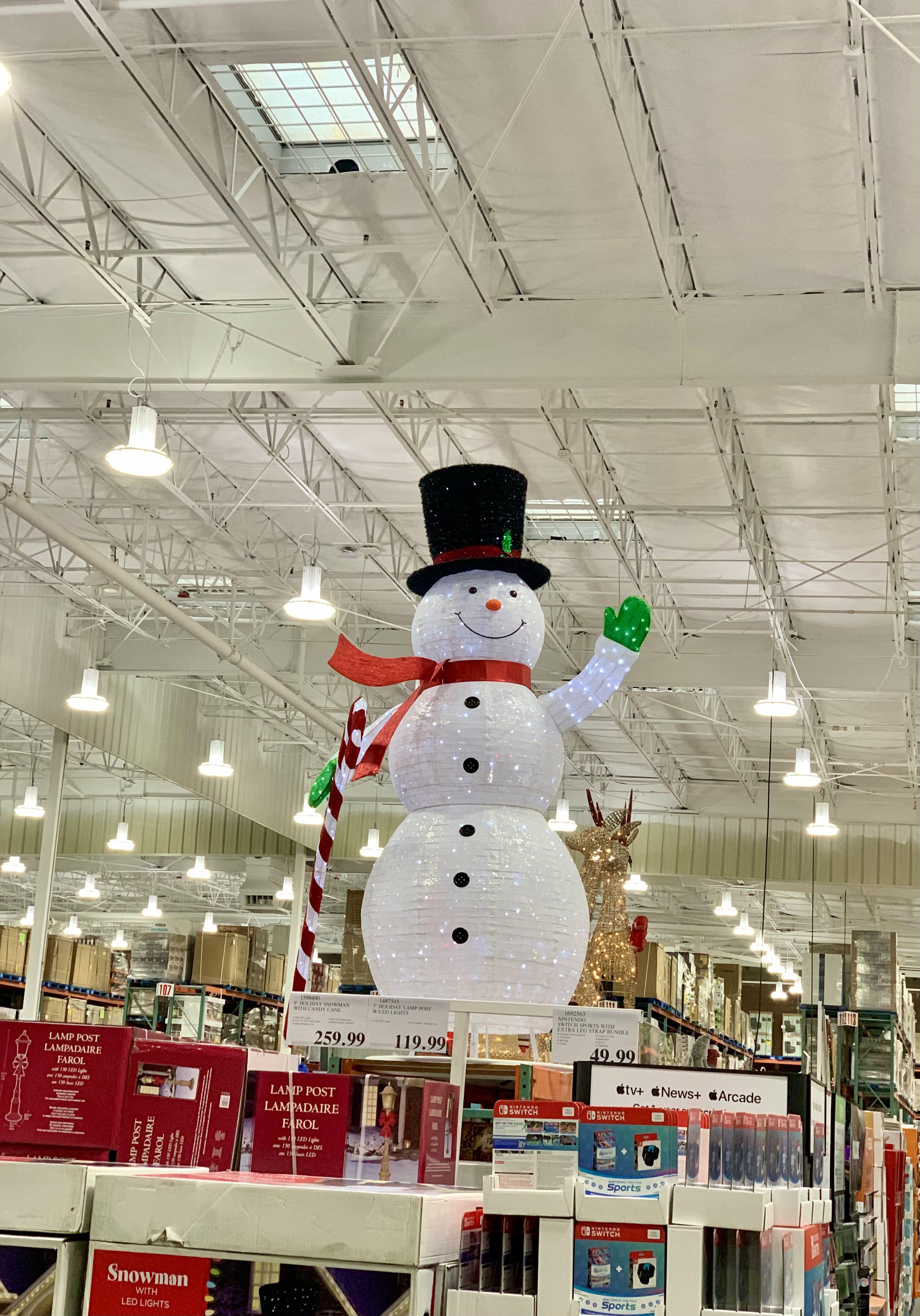 スノーマンで会おう！⛄️ 夫とコストコに行って、自分たちで買い物