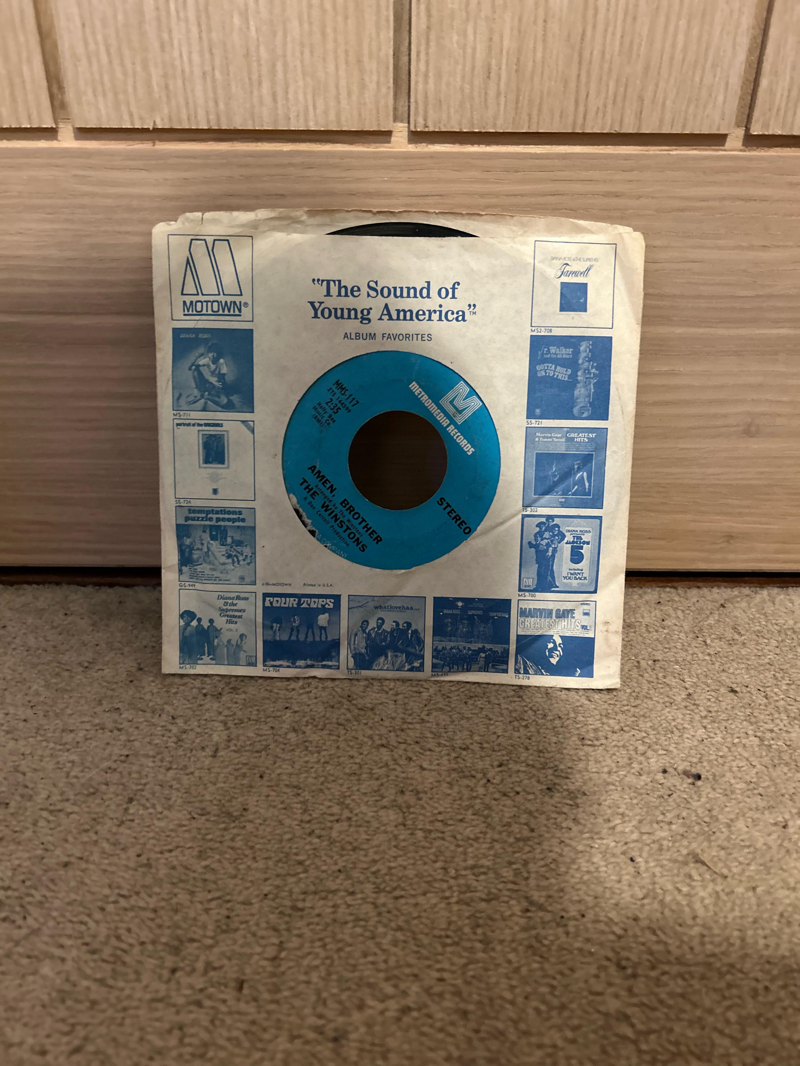 amen break sample (おそらくオリジナル盤ではない) : r/vinyl