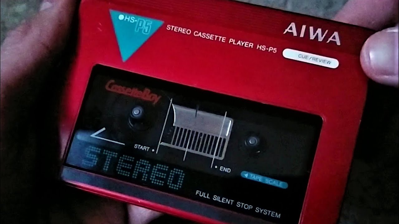 AIWA HS-P5 Portable Stereo Cassette Player