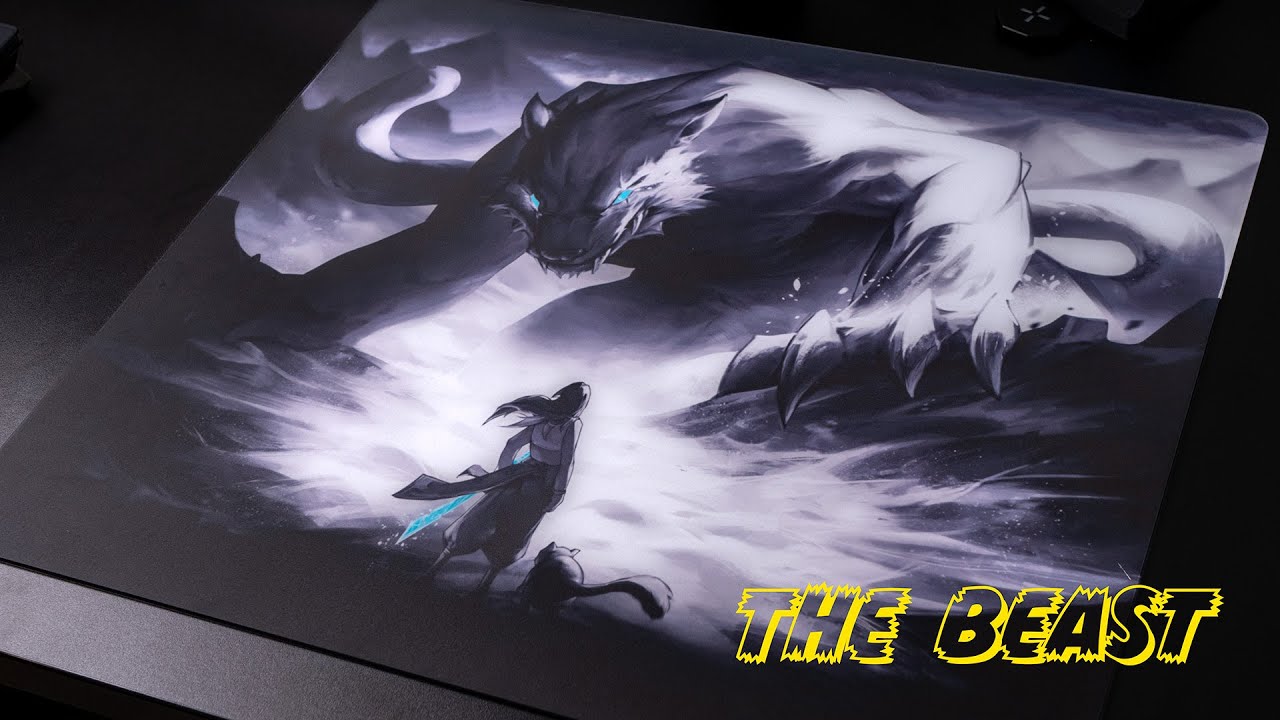 The Beast Glass Mousepad by Tekkusai - Fastest And Least Sticky