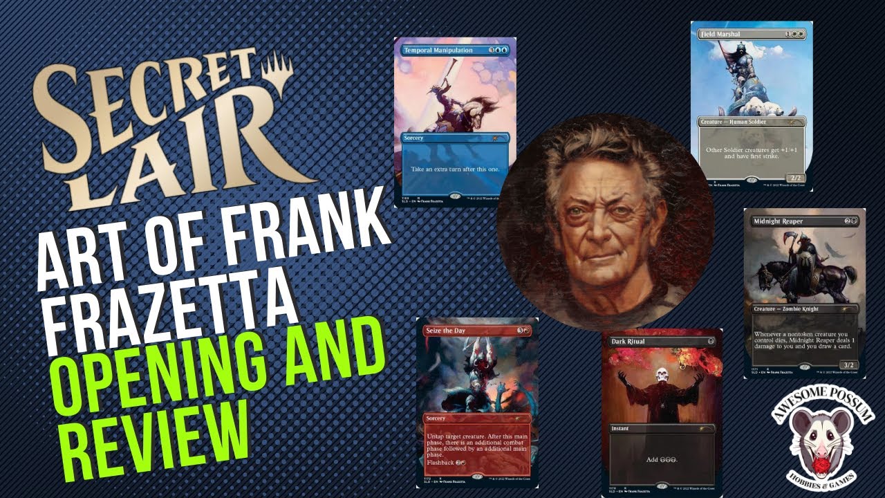 Unboxing Magic: The Gathering Secret Lair - Art of Frank Frazetta