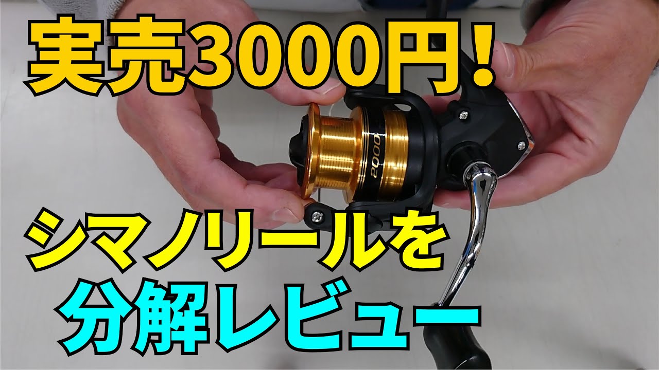 Shimano FX (reel) teardown review - only 3,000 yen! - YouTube