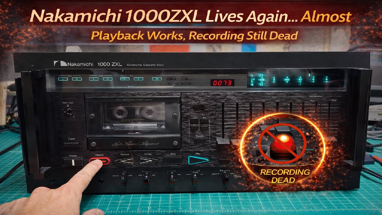 Nakamichi 1000ZXL Lives Again… Almost | Playback Works, Recording