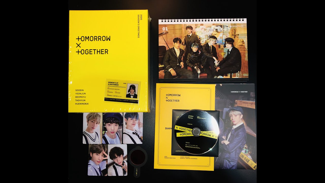 UNBOXING ♡ TXT 2020 SEASON'S GREETINGS - YouTube