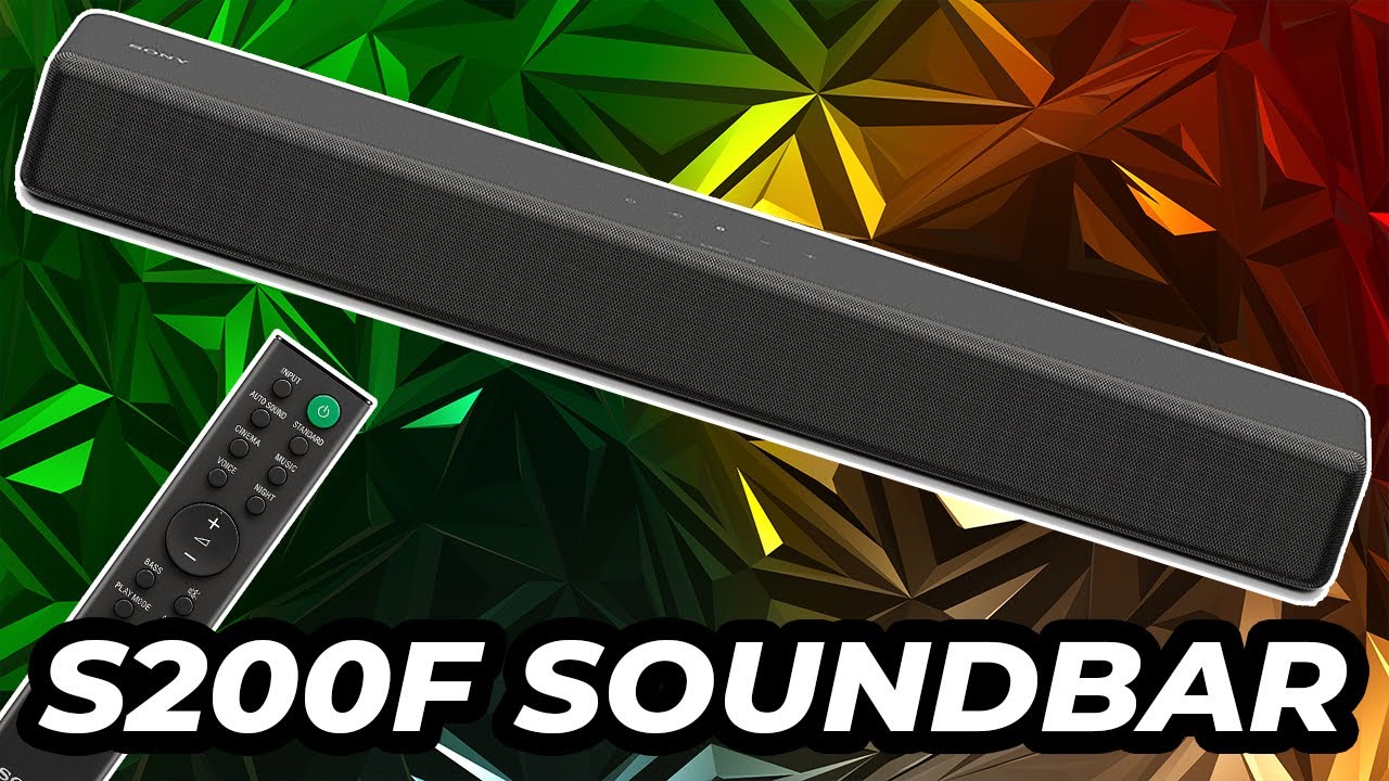 Sony HT-S200F Soundbar - The Subwoofer Is Built-In - YouTube