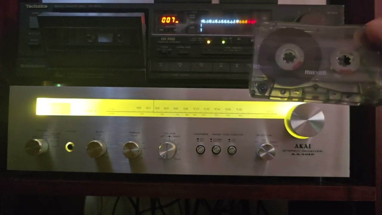 Technics RS-B605 Stereo Cassette Deck - YouTube