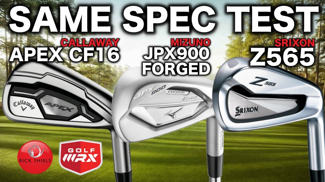 CALLAWAY APEX CF16 Vs MIZUNO JPX900 FORGED Vs SRIXON Z565 - YouTube
