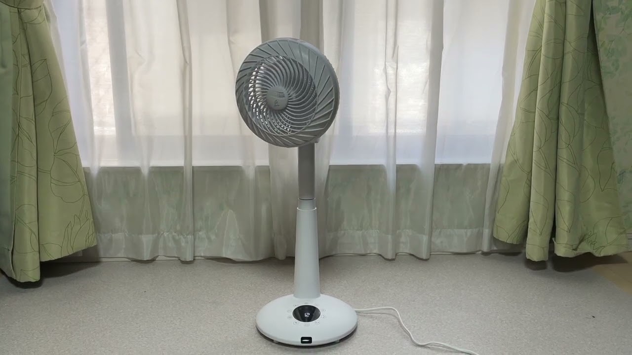 Epeios（エペイオス）除菌サーキュレーターHM702Aの首振りの様子 - YouTube