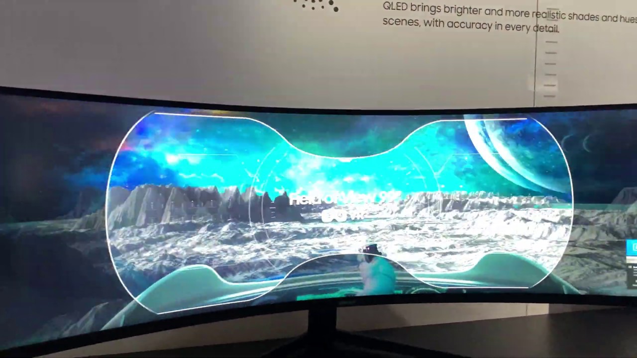 まるでシミュレーター。Samsungの49インチ｢Odyssey G9｣湾曲ゲーム用