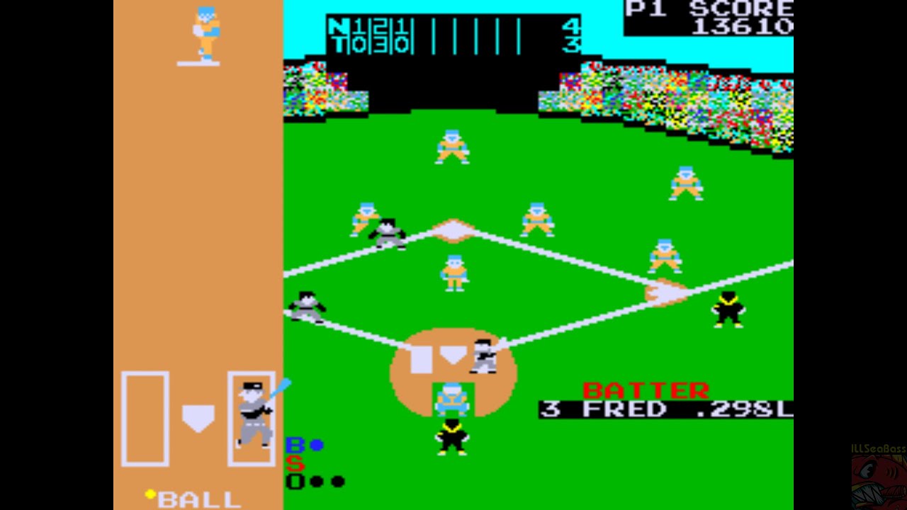 Champion Baseball 2 [ARCADE] 13,670 ⚾ チャンピオン ベースボール