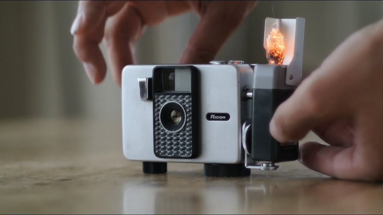 発光！フラッシュバルブ RICOH AUTO HALF & RICOH POCKET FLASH - YouTube