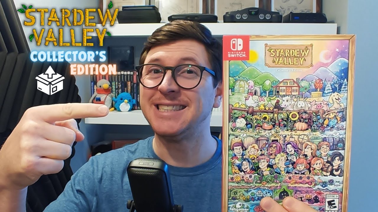 Stardew Valley Collector's Edition Unboxing | It's So Charming
