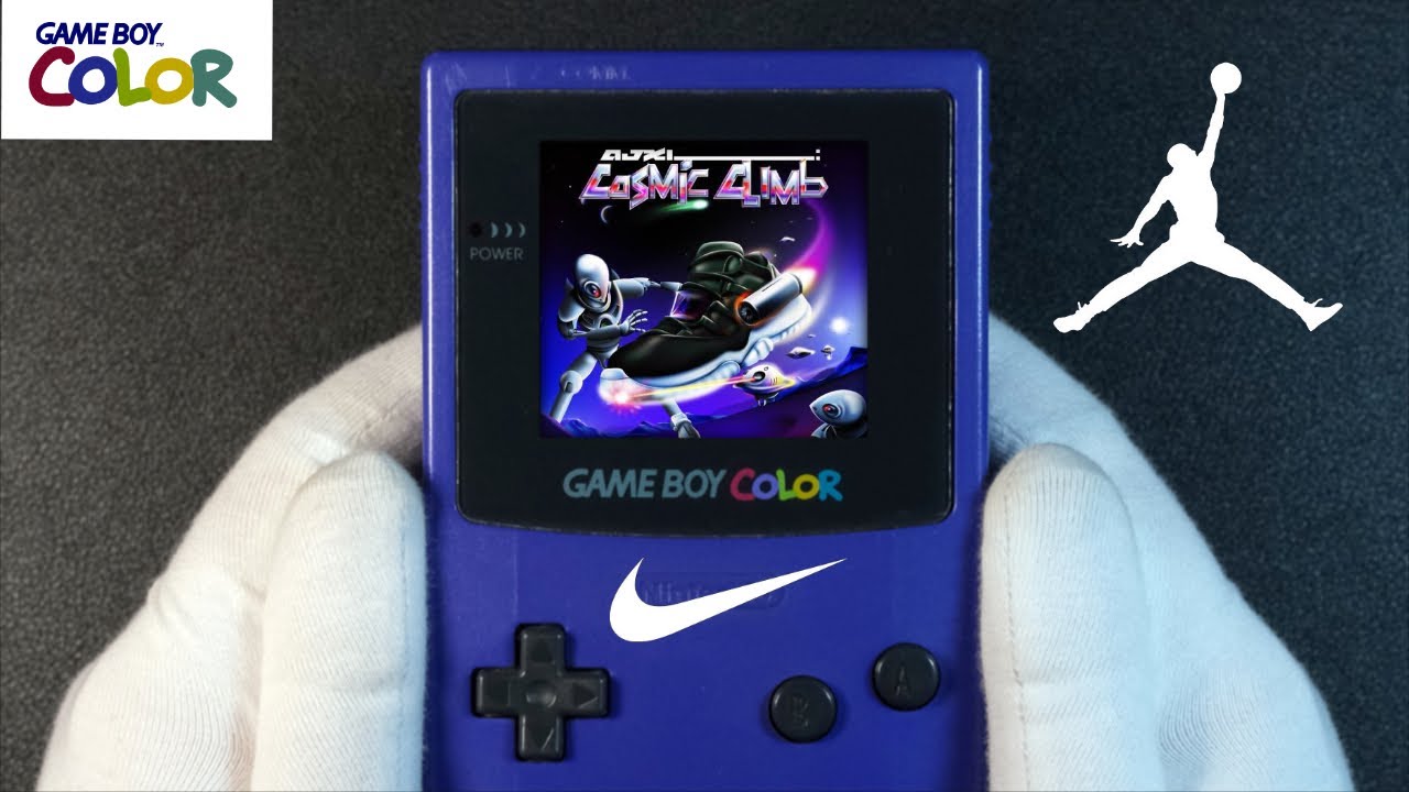 ajXI Cosmic Climb by Nike (2024) Nintendo Game Boy Color Handheld