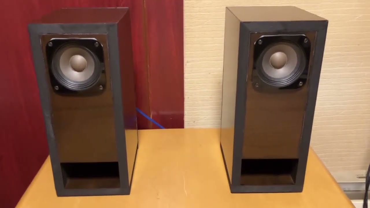 オーディオ試聴動画 Technics 10cmフルレンジ バックロード ホーン