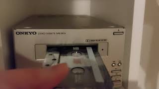 Onkyo K 501 A | Mini Slot Loading Tapedeck | Demo - YouTube