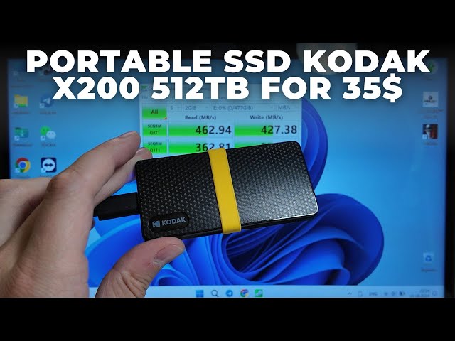 Kodak X200 512GB Portable SSD: Unboxing and Review - YouTube