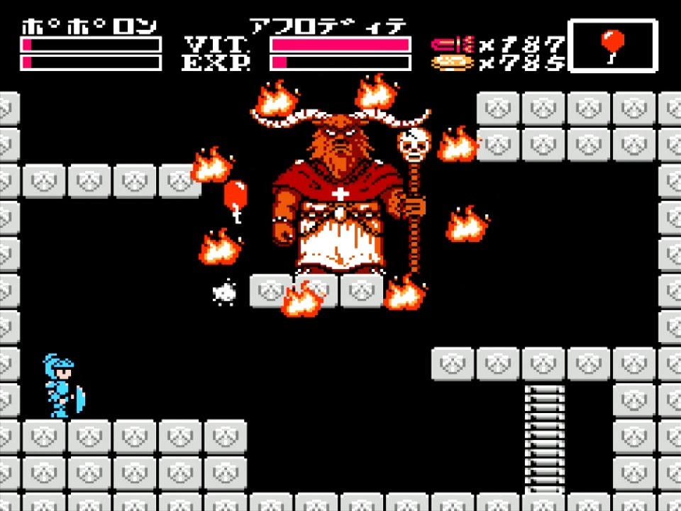 魔城伝説Ⅱ 大魔司教ガリウス（FC） クリア動画（2/2） - YouTube