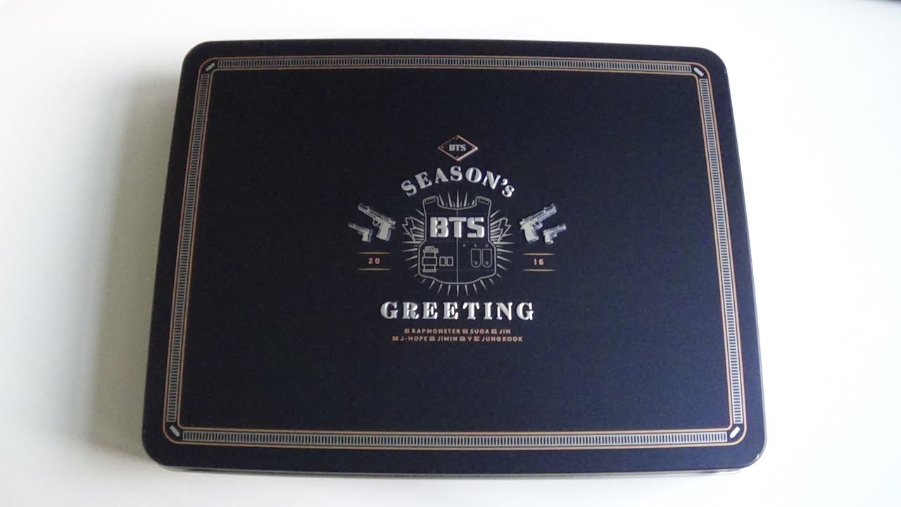 Unboxing BTS (Bangtan Boys) 방탄소년단 2016 Season's Greeting