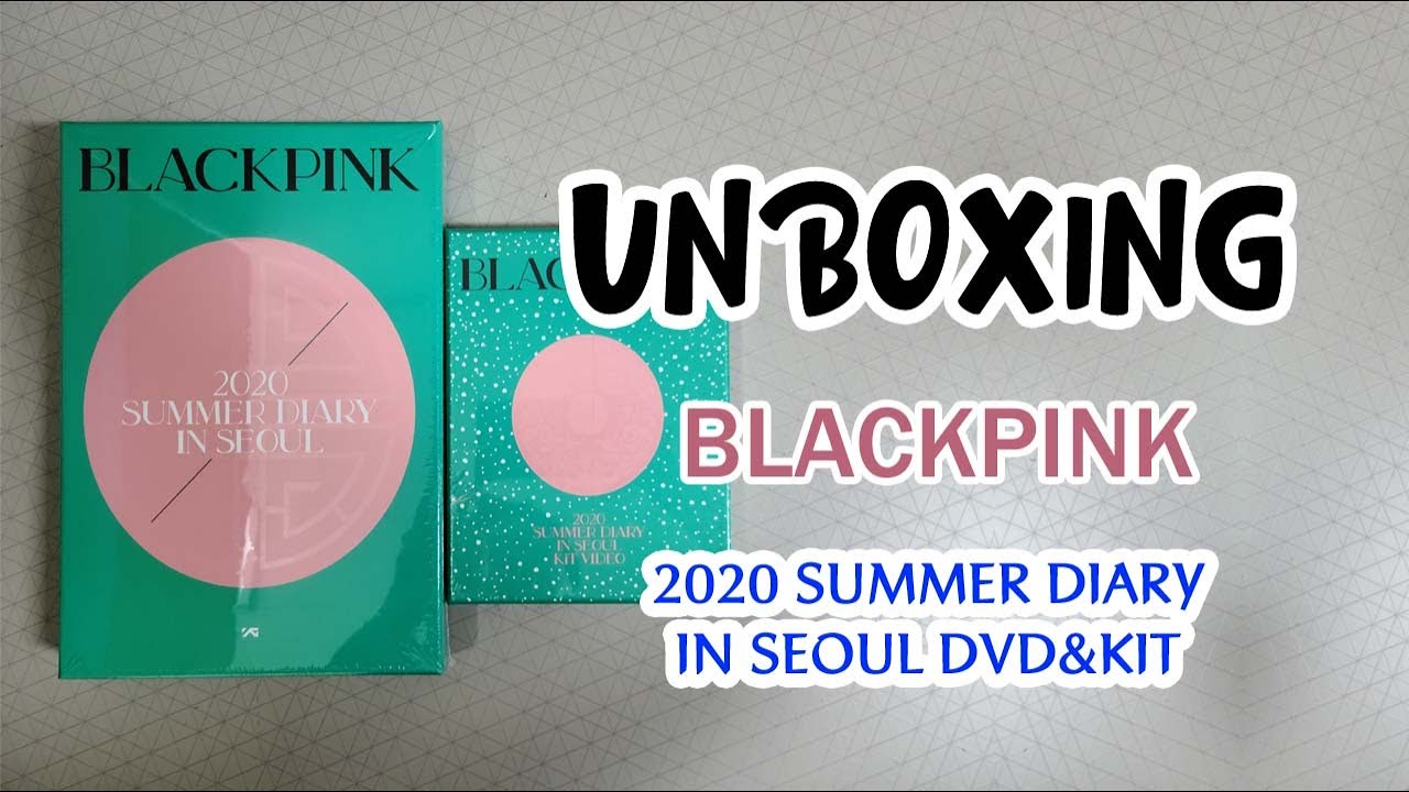 Blackpink 2020 Summer Diary In Seoul Unboxing - YouTube