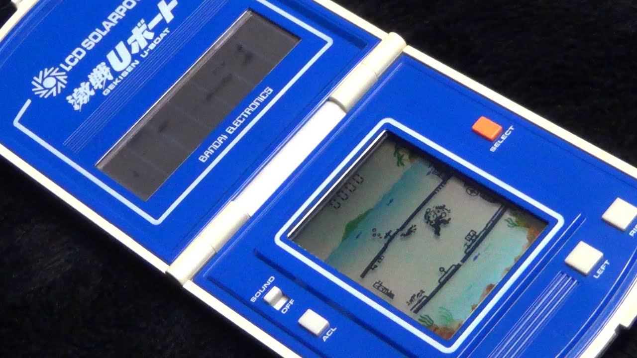 レトロ 電子ゲーム】バンダイ 激戦 Uボート ソーラーパネル 潜水艦