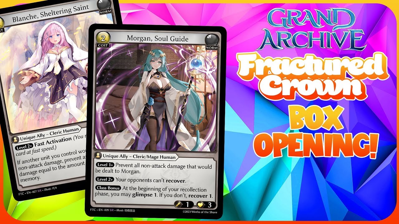 Fractured Crown Booster Box Opening - Grand Archive TCG - YouTube
