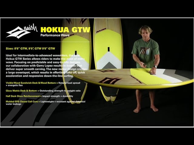2016 Naish Hokua GTW | Performance Wave SUP Board - YouTube