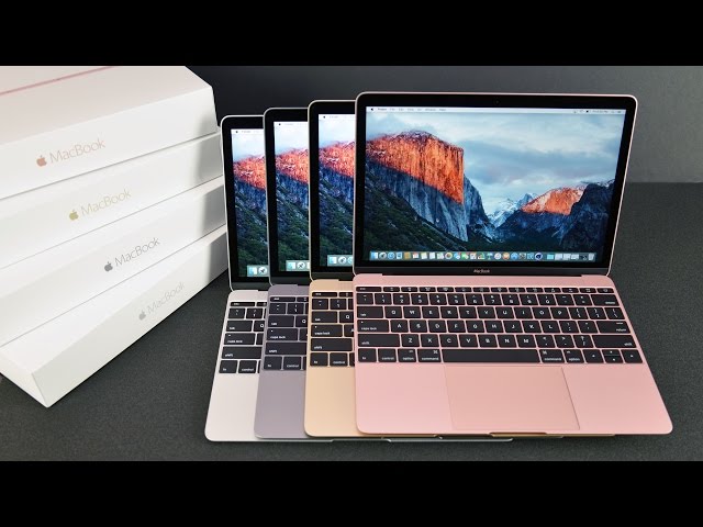 Apple MacBook 12-inch (2016): Unboxing & Review (All Colors) - YouTube