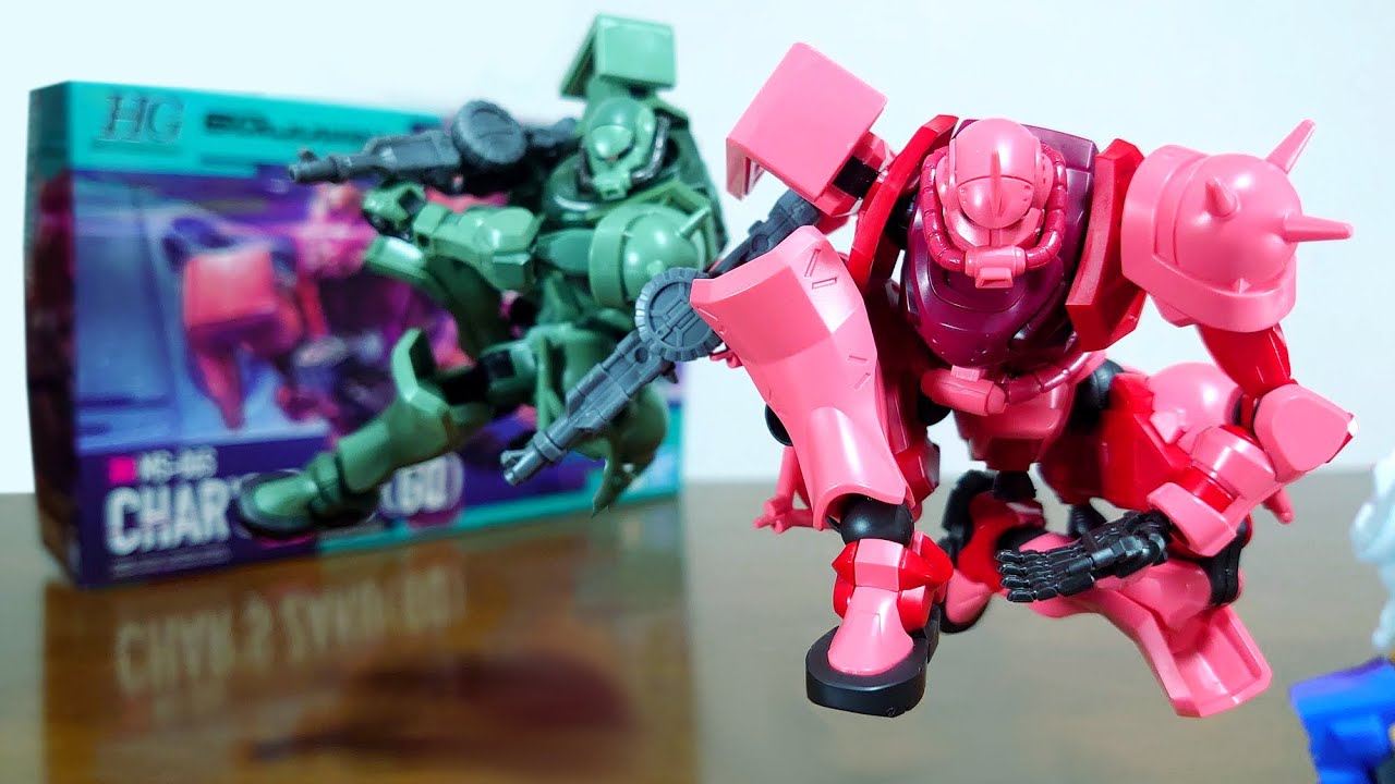 The Sieg Axe version of Char's Zaku! It's thick, but it moves so