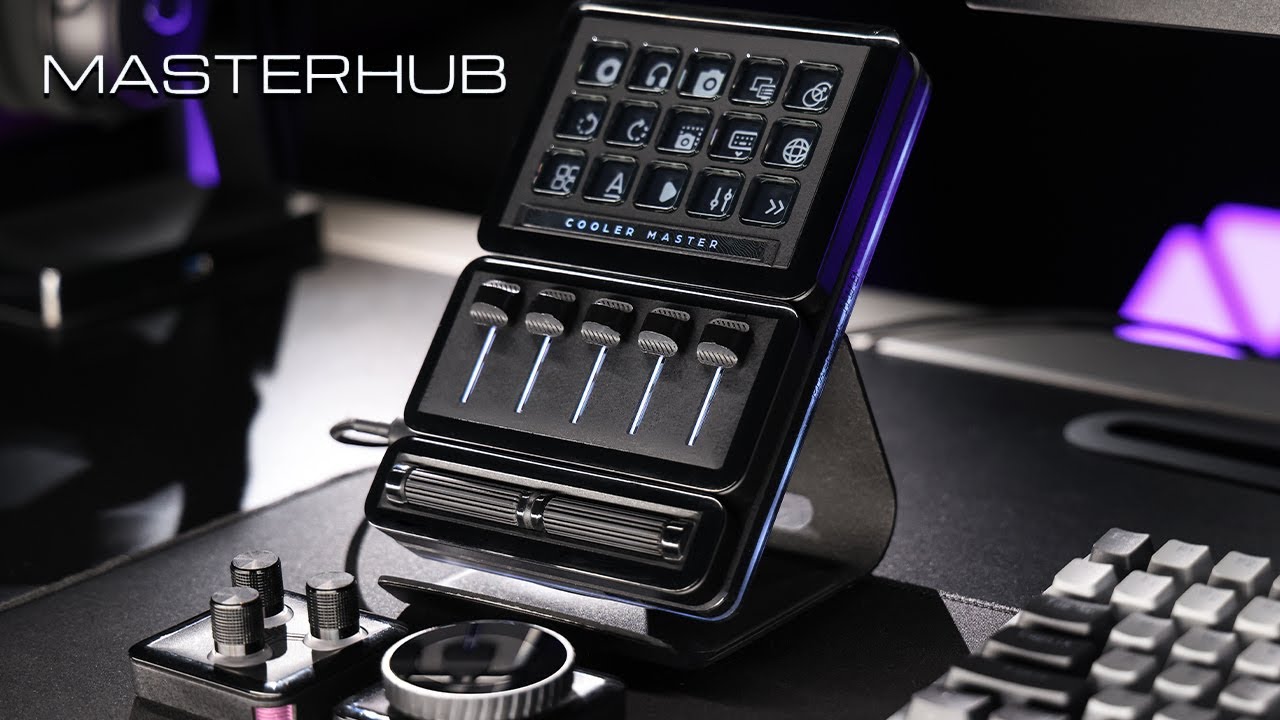 Cooler Master、“究極のカスタマイズ”コントローラー「MasterHub」を