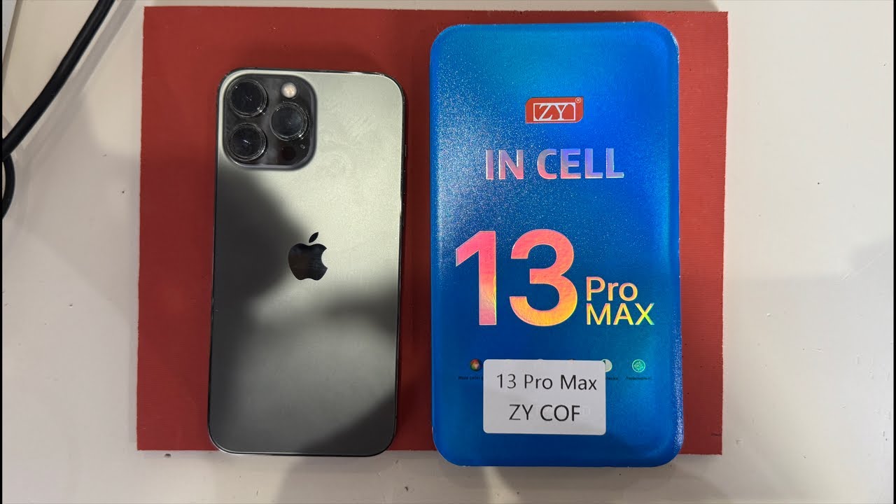 ZY Incell COF iPhone 13 Pro Max 画面真っ暗反応無しディスプレイ交換