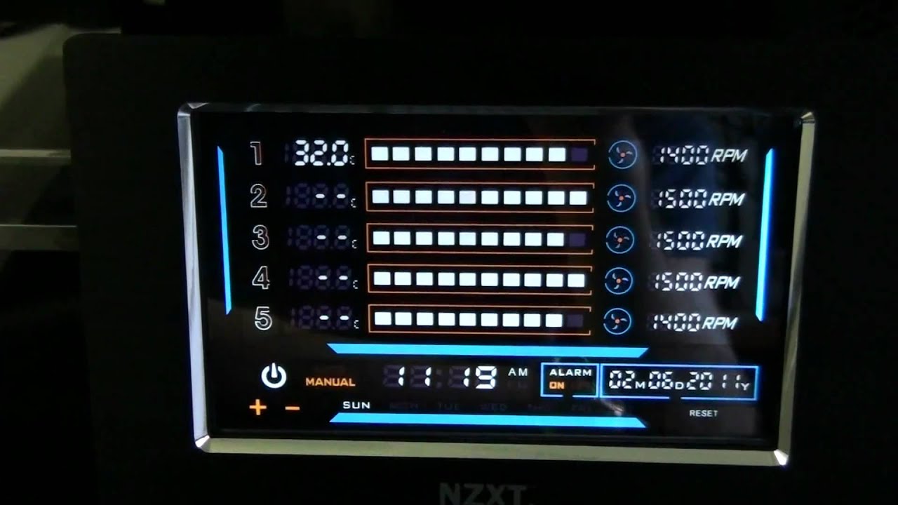 NZXT Sentry LXE Fan Controller Overview - YouTube
