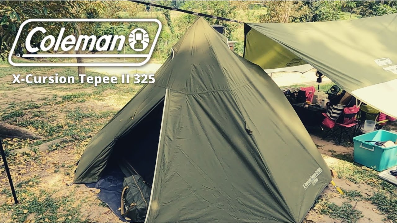 Coleman Tepee X Cursion 325 II Review - YouTube