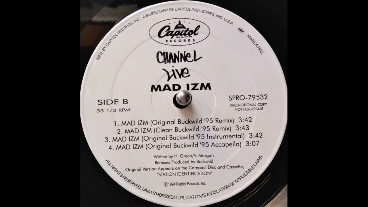 Channel Live - Mad Izm (Original Buckwild '95 Remix) - YouTube