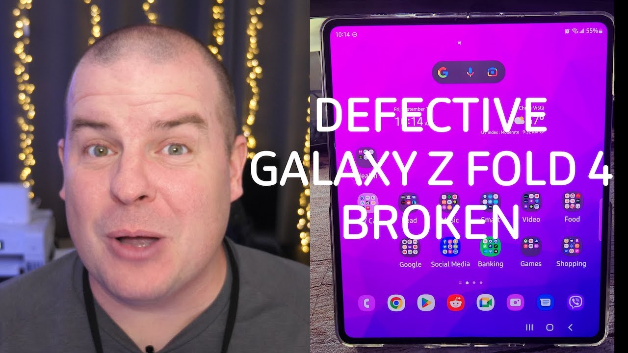 My Galaxy Z Fold 4 Display is Defective: Pixel Issue | BROKEN