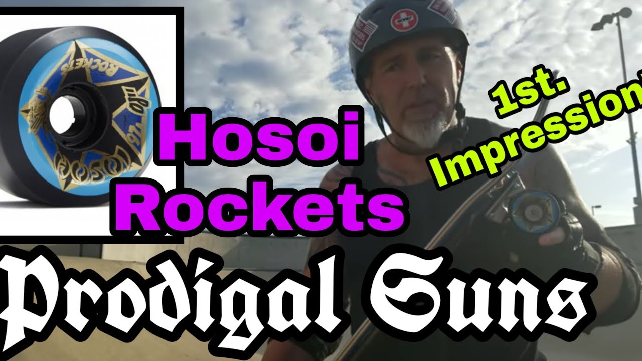 Hosoi Rockets 1st ride and review. 61mm 97a bowl wheels.. - YouTube