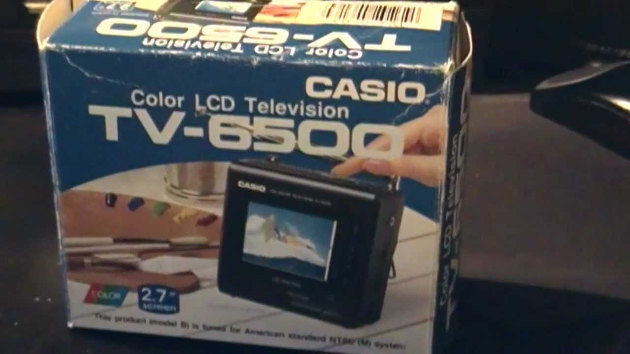 Casio TV Model Number TV-6500 - YouTube